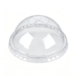 PET Hemisphere Dome Lid (Cross Slot)
