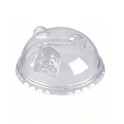 PET Panda Dome Lid (Dual Ear)