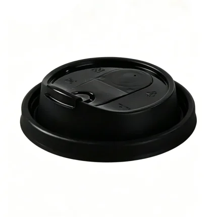 90mm PP Round-Mouth Multifunctional Folding Cover (Black)