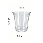 89-300 PET Cold Drink Clear Cup