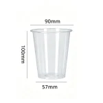 90-365 PP Injection Molded Clear Cup