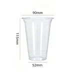 90-360 PP Vacuum Formed Clear Cup