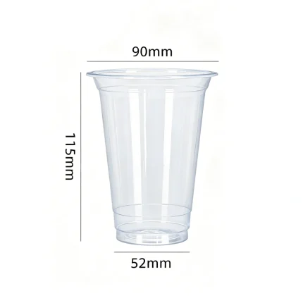 90-360 PP Vacuum Formed Clear Cup
