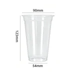 90-400 PP Vacuum Formed Clear Cup