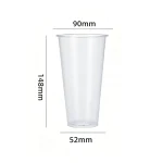 90-500 PP Injection Molded Matte Cup