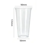 90-480 PP Vacuum Formed Clear Cup