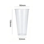 90-520 PP Injection Molded Matte Cup