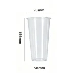 90-550 PP Injection Molded Light Clear Cup