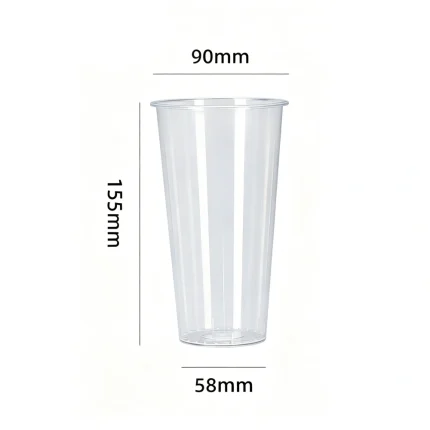 90-550 PP Injection Molded Light Clear Cup