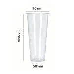 90-650 PP Injection Molded Light Clear Cup