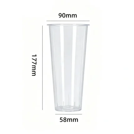 90-650 PP Injection Molded Light Clear Cup