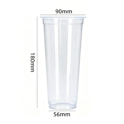 90-650 PP Vacuum Formed Clear Cup