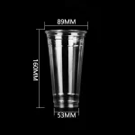 89-580 Gobelet en PET transparent pour boissons froides