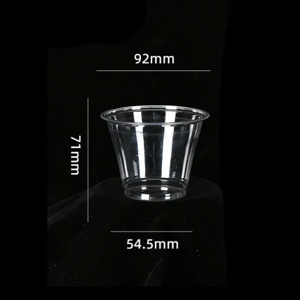 92-280 Gobelet en PET transparent pour boissons froides