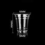 92-420 Gobelet en PET transparent pour boissons froides