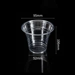 95-280 Gobelet en PET transparent pour boissons froides