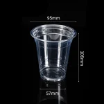 95-420 Gobelet en PET transparent pour boissons froides