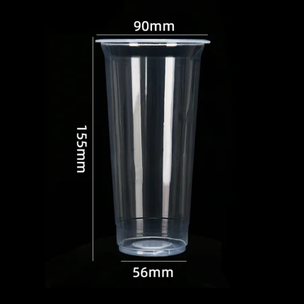 90-560 PP - Gobelet droit transparent sous blister