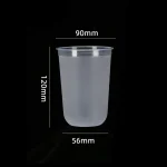 90-470 PP Injection U-Shape Matte Cup