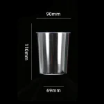 90-500 PP Injection Straight Bright Metallic Film Cup
