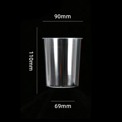 90-500 PP Injection Straight Bright Metallic Film Cup