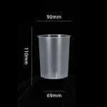 90-500 PP Injection Straight Fine Matte Cup (Straight Man Cup)