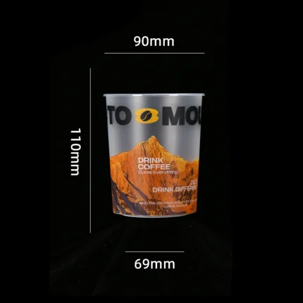 90-500 PP Injection Straight Printed Rizhao Golden Mountain Cup