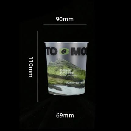 90-500 PP Injection Straight Printed Snow Mountain Cup