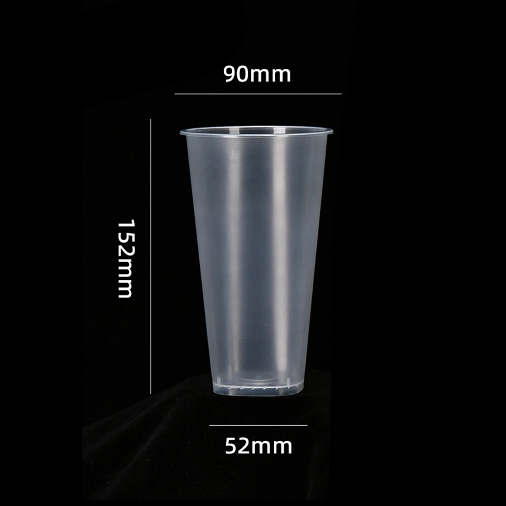 PP9018-RS-MT 90-530 PP Injection Round Top Square Base Matte Cup - Gambar 1