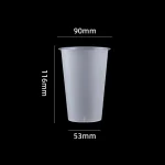 90-350 PP注塑直壁哑光杯