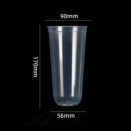 90-650 PP Injection U-Shape Clear Cup