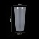 90-650 PP Injection U-Shape Matte Cup