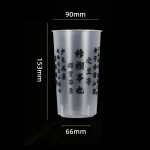90-700 PP Injection Straight Printed Lanting Xu Calligraphy Cup
