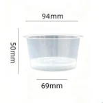 94-180 PP Injection Molded Natural Color Cup